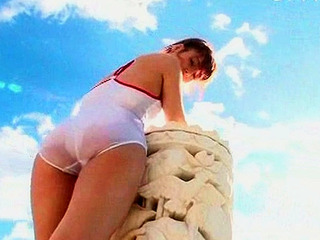 Asian teen with good mood and fat ass wants to show it off for you!